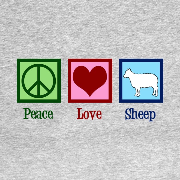 Peace Love Sheep by epiclovedesigns